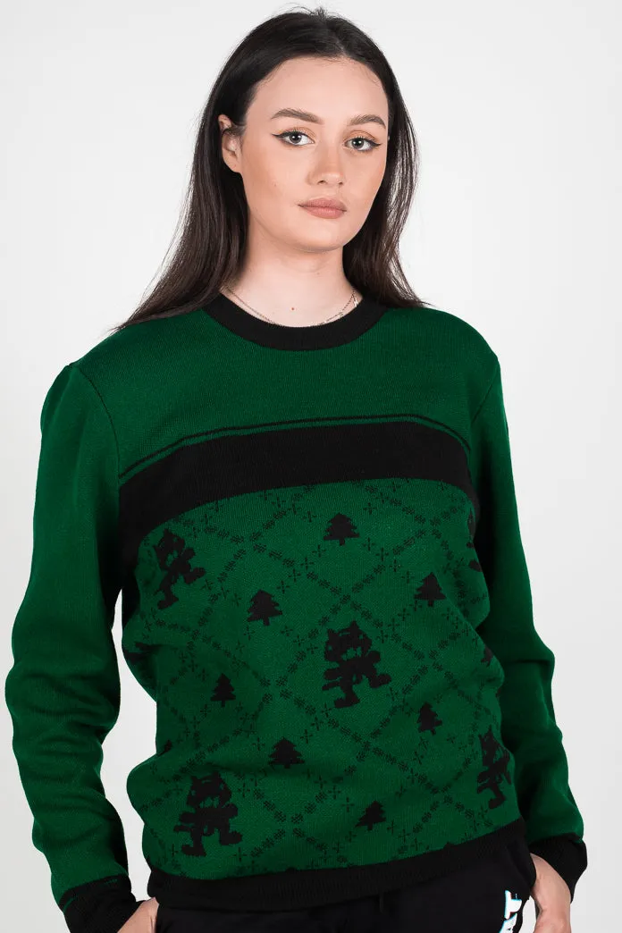 Monstercat Holiday Monogram Sweater