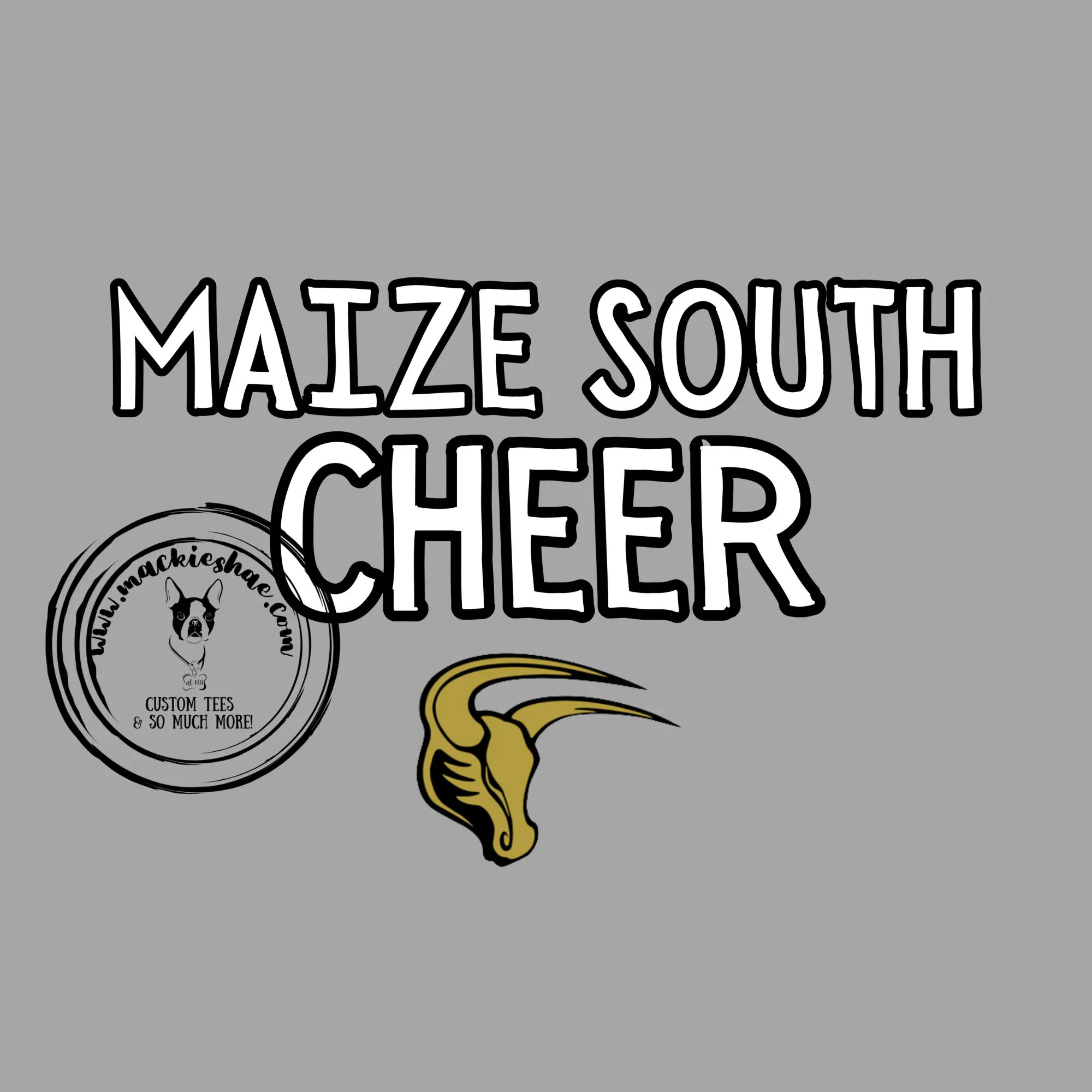 MSHS Cheer-Maize South Cheer with Mav Grey Gear