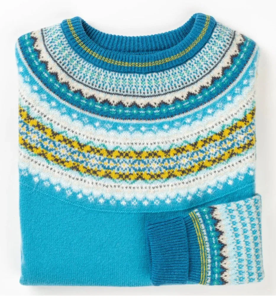 NEW Eribe Alpine Sweater P3974 Turquoise