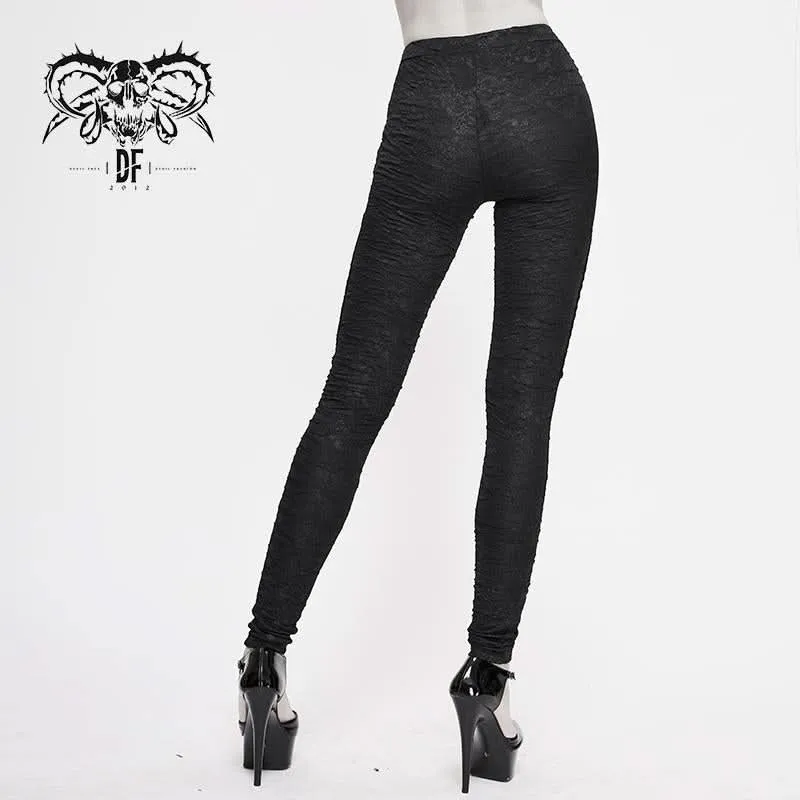 'November' Knit Gothic Leggings