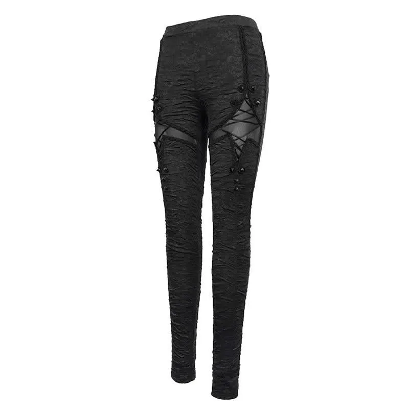 'November' Knit Gothic Leggings