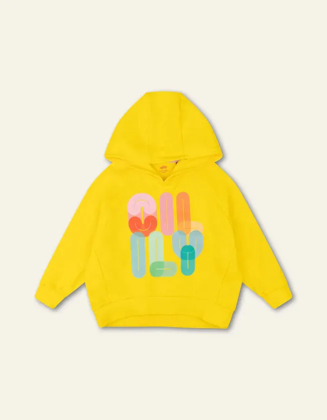 Oilily Kids Hiphop Hoody Yellow