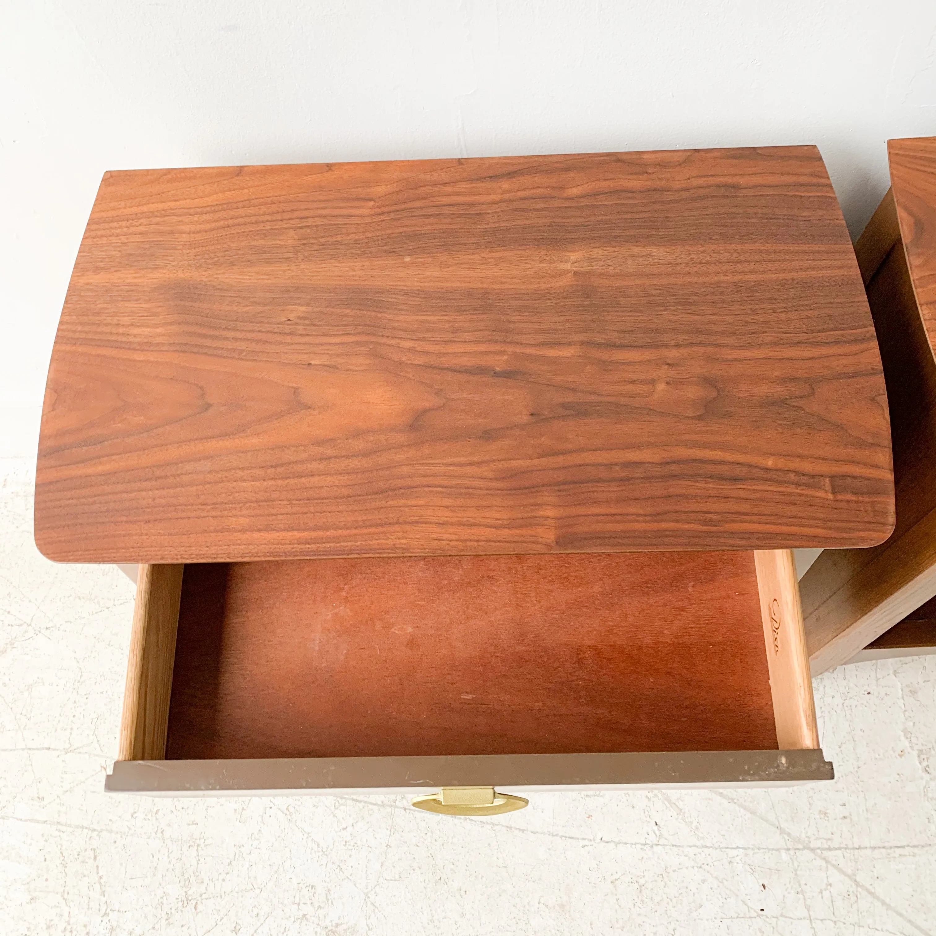 Pair of Mid Century Dixie Nightstands