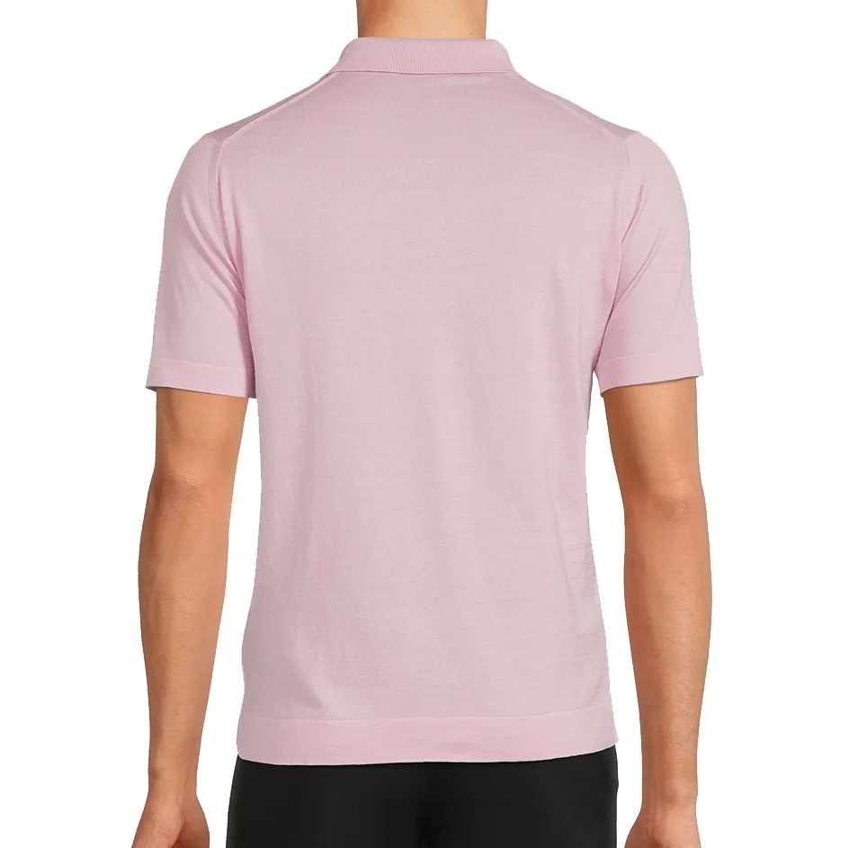 Pink Mycroft Sea Island Cotton Polo