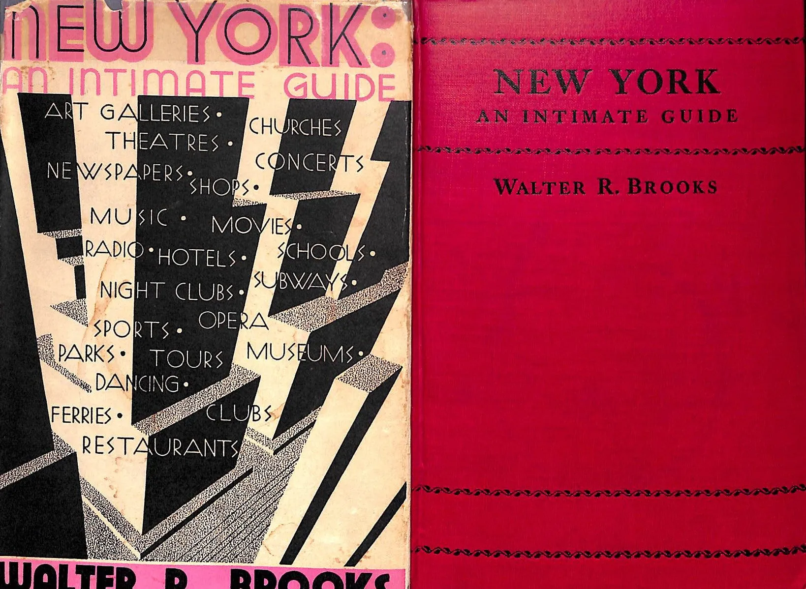 "New York: An Intimate Guide" 1931 BROOKS, Walter R.