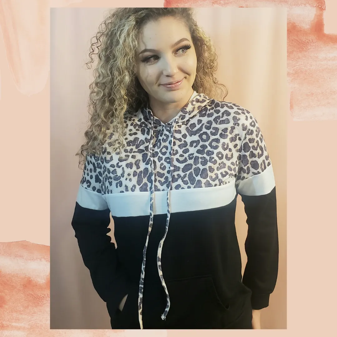 "Wild Jane" Leopard Hoodie