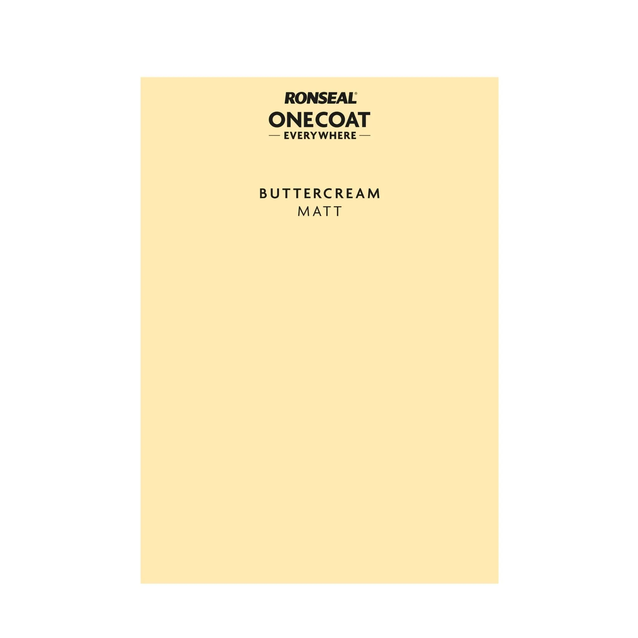 Ronseal One Coat Everywhere Paint Buttercream