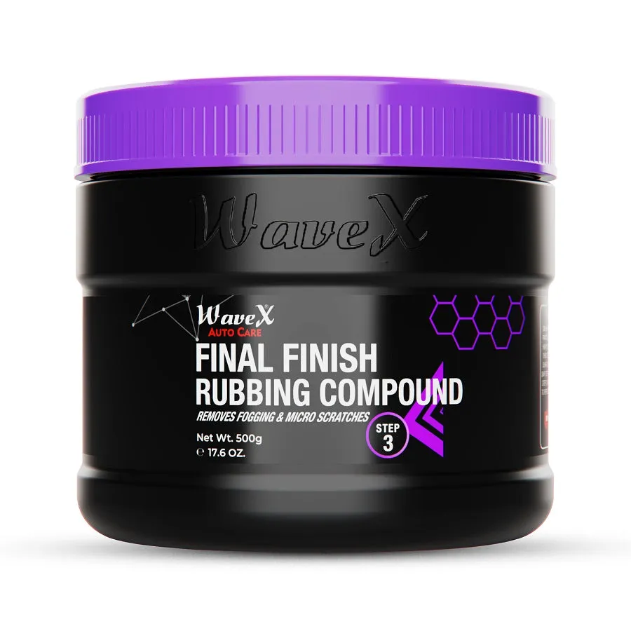 Rubbing Compound for Super Heavy Cut, Medium Cut with Polish and Final Finish Super High Gloss Compound (Car Compound Kit (Set of 3))