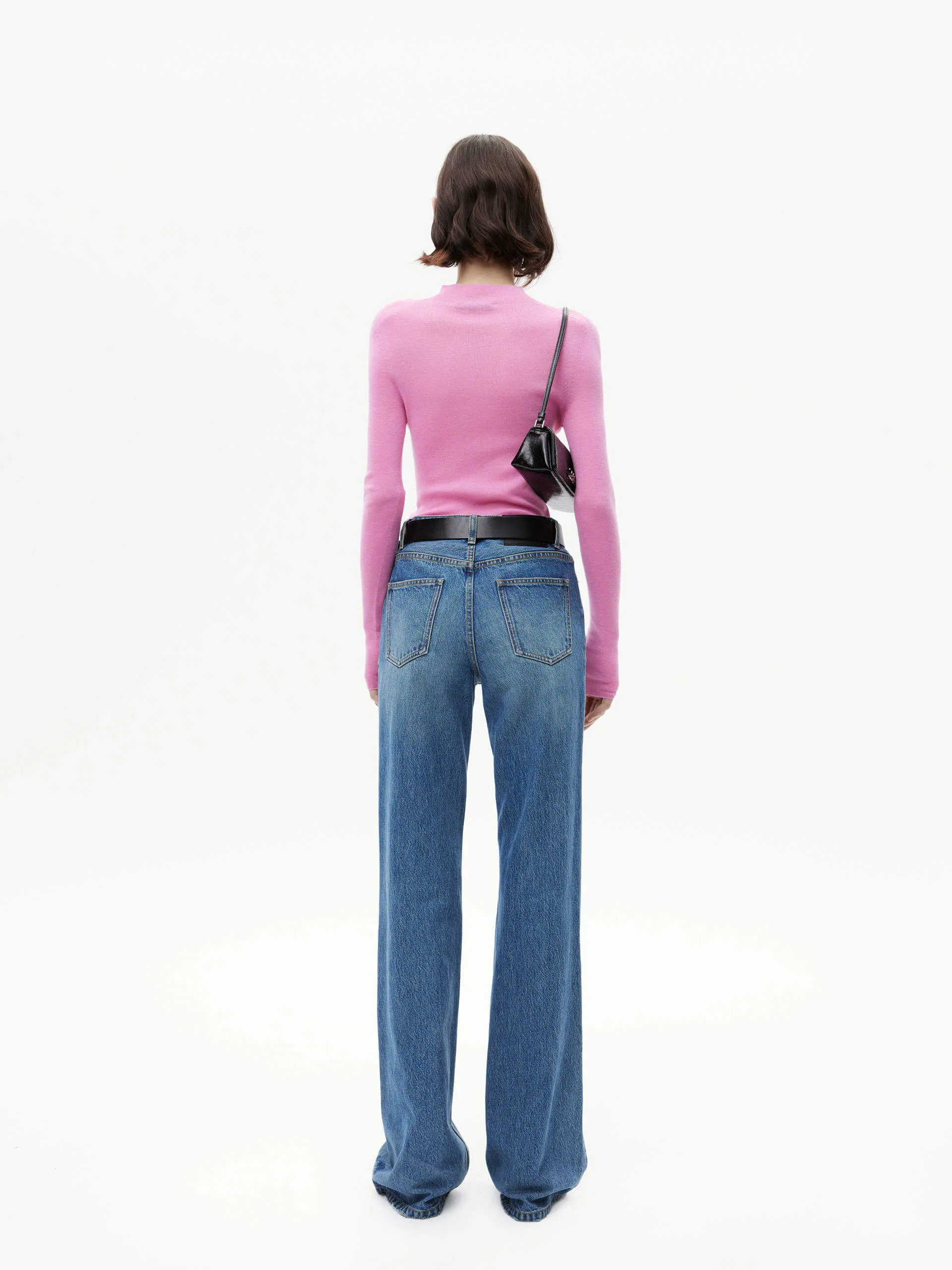 Slightly Flared Cotton Jeans