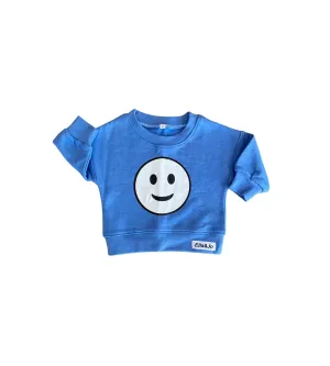 Smile Sweater - Denim Blue