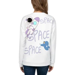 Space Cartoon Soft Cotton Sweatshirt