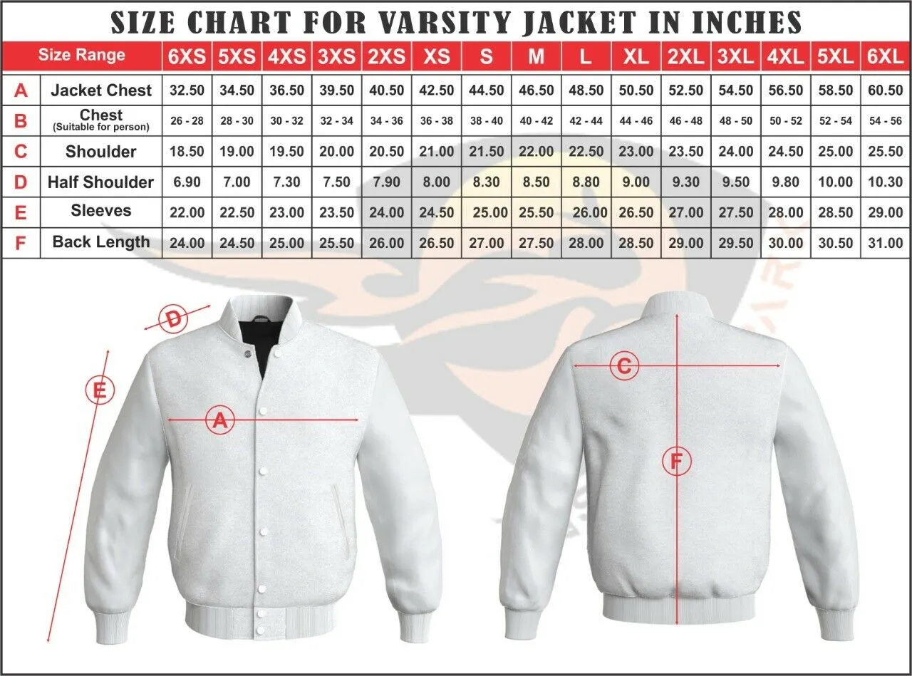 Spine Spark Light Brown Wool Varsity Jacket White Leather Sleeves