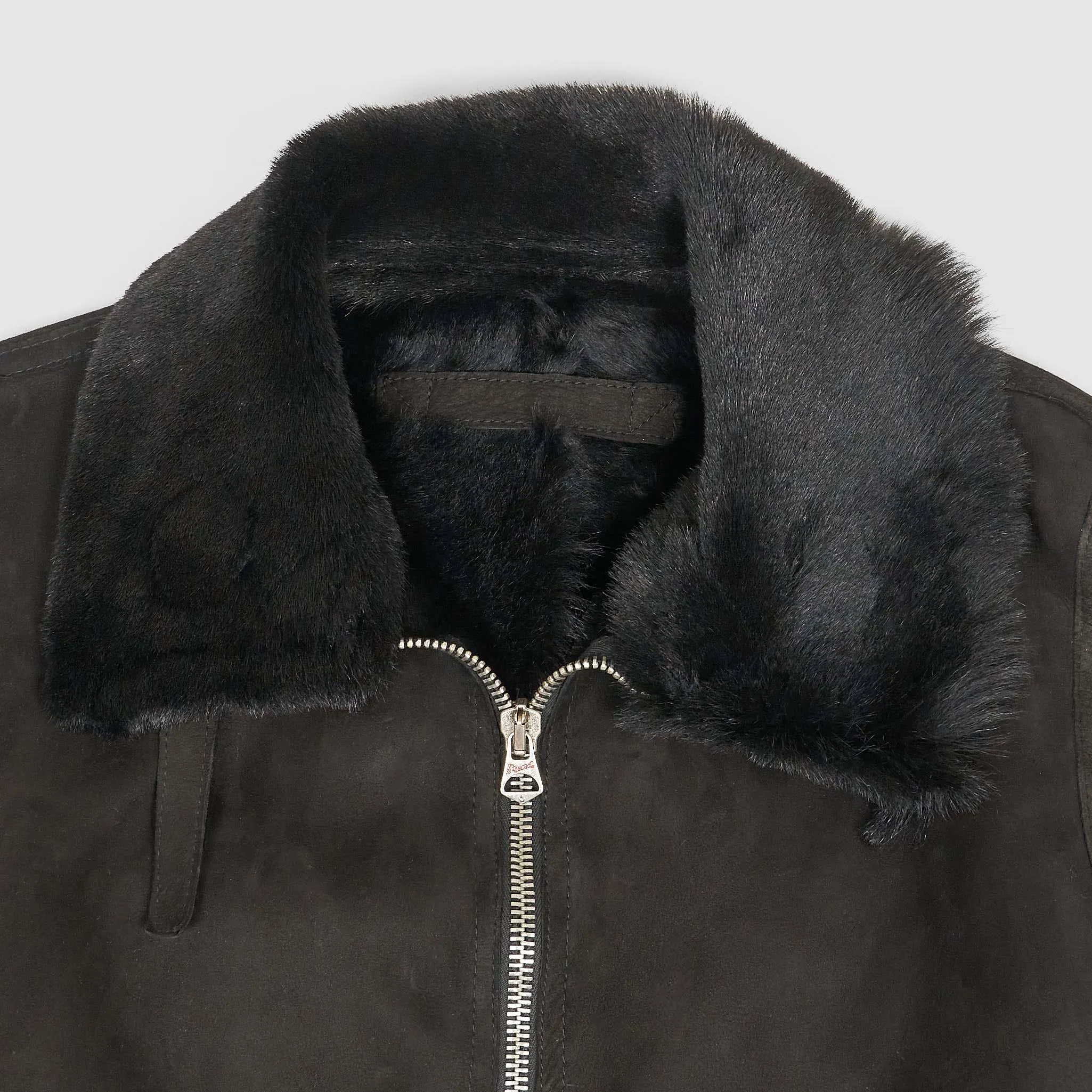 Stewart Ladies B6 Shearling Black Leather Jacket