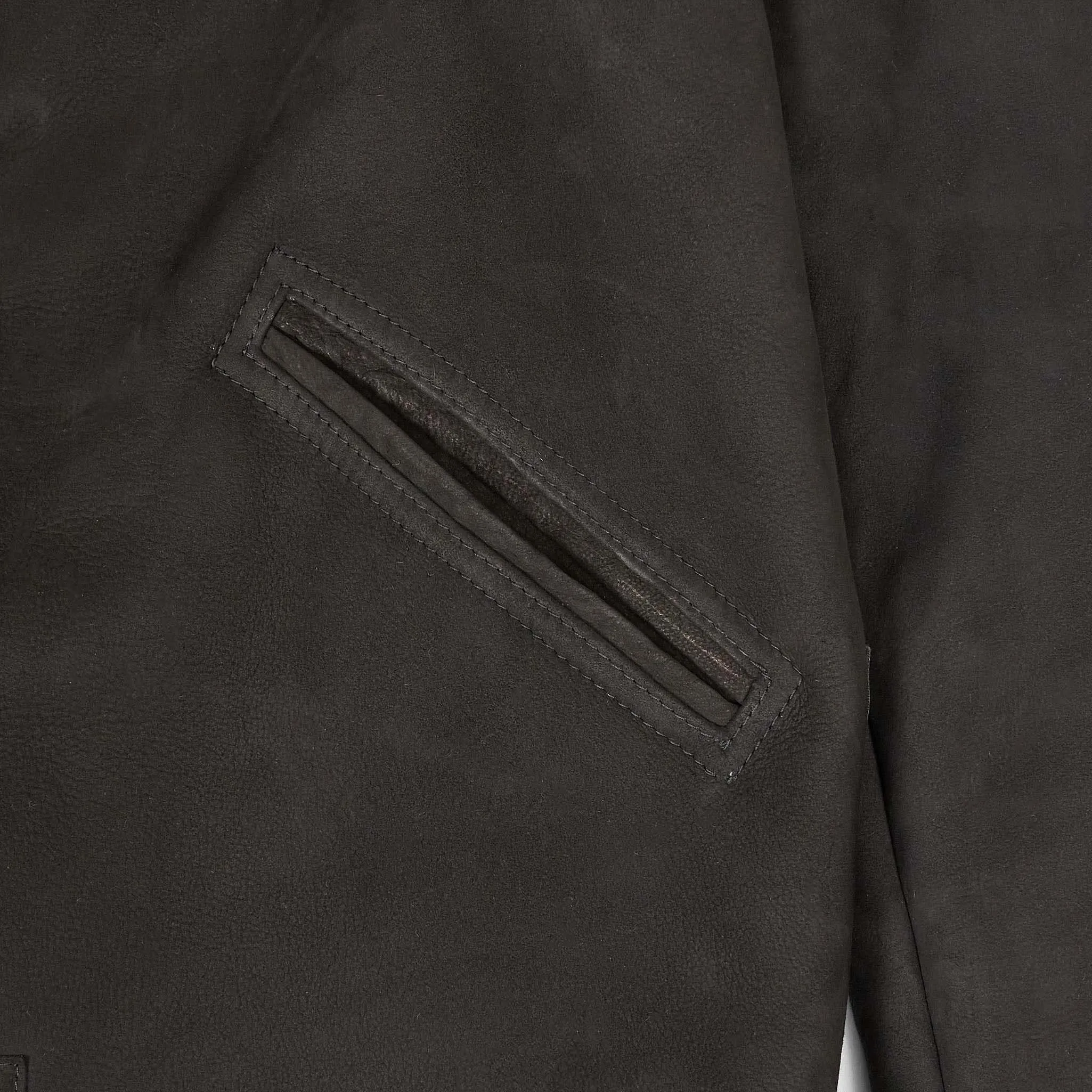 Stewart Ladies B6 Shearling Black Leather Jacket