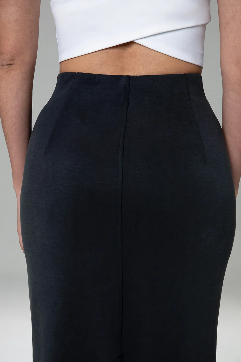 Streamline Midi Skirts w/Pockets