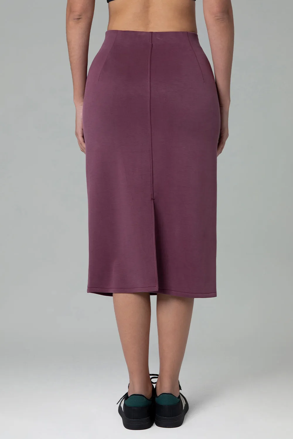 Streamline Midi Skirts w/Pockets