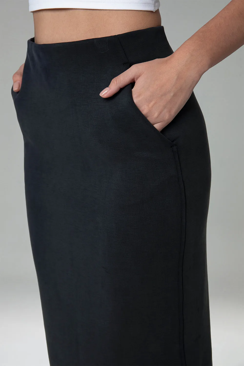 Streamline Midi Skirts w/Pockets