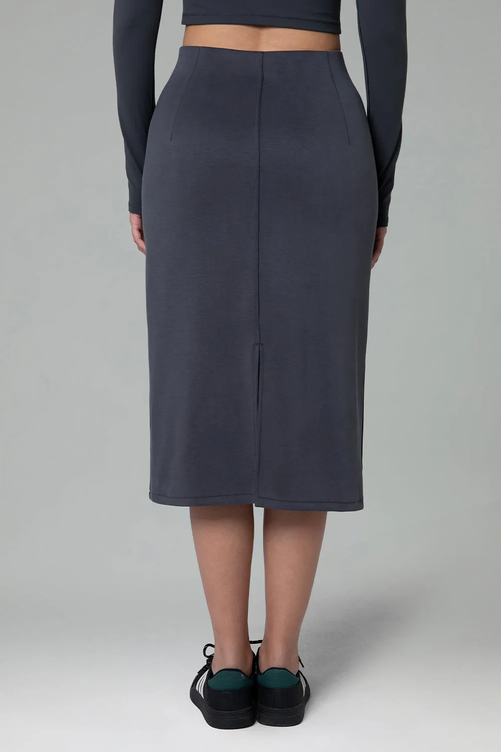 Streamline Midi Skirts w/Pockets
