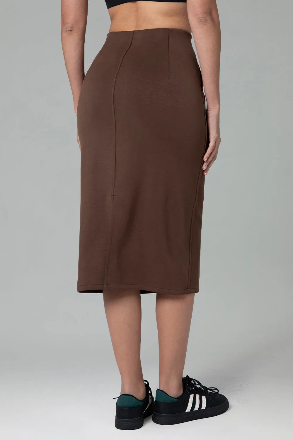 Streamline Midi Skirts w/Pockets