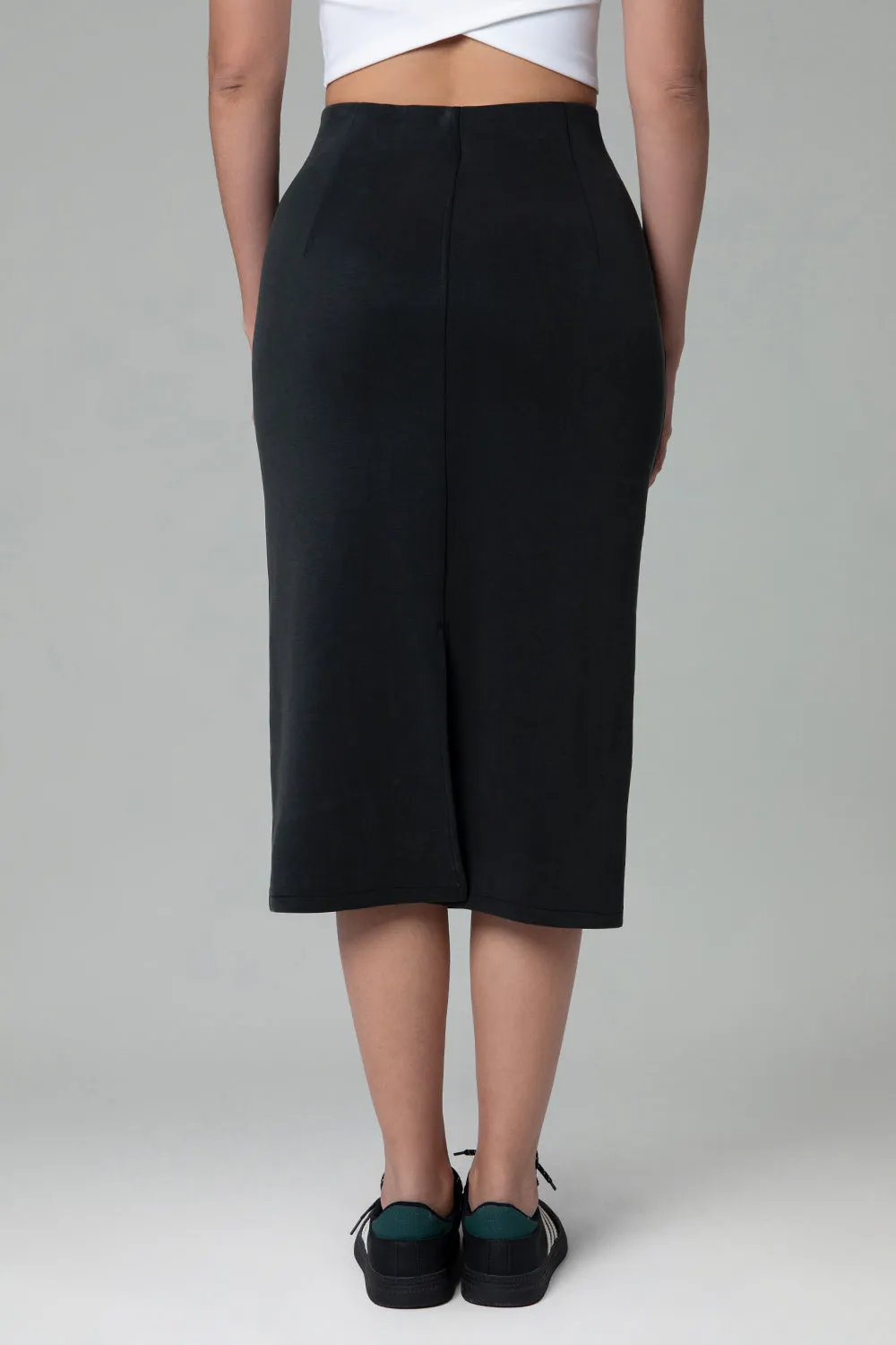 Streamline Midi Skirts w/Pockets
