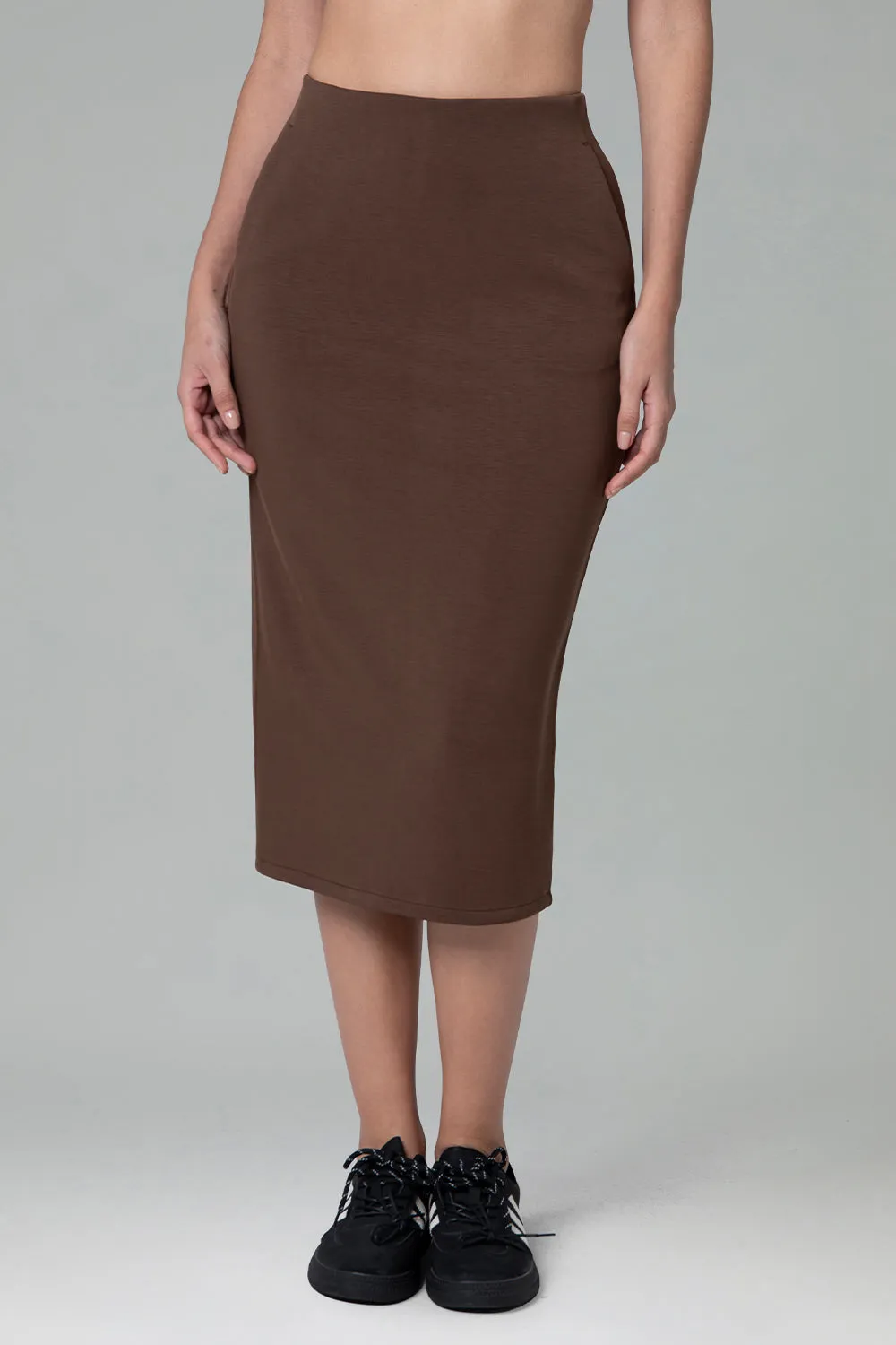 Streamline Midi Skirts w/Pockets