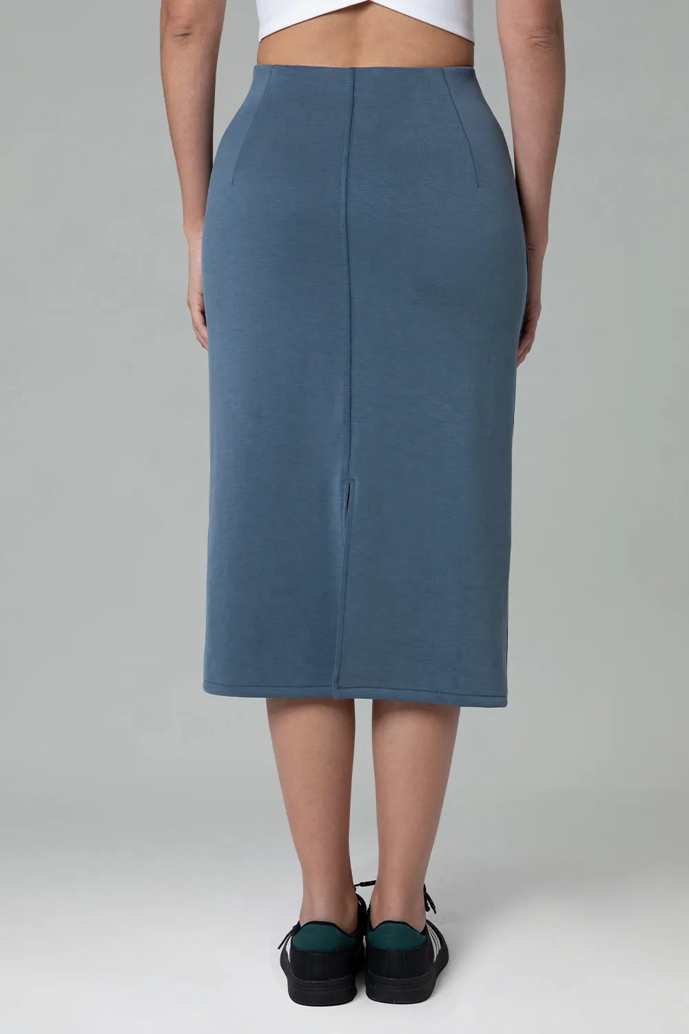 Streamline Midi Skirts w/Pockets