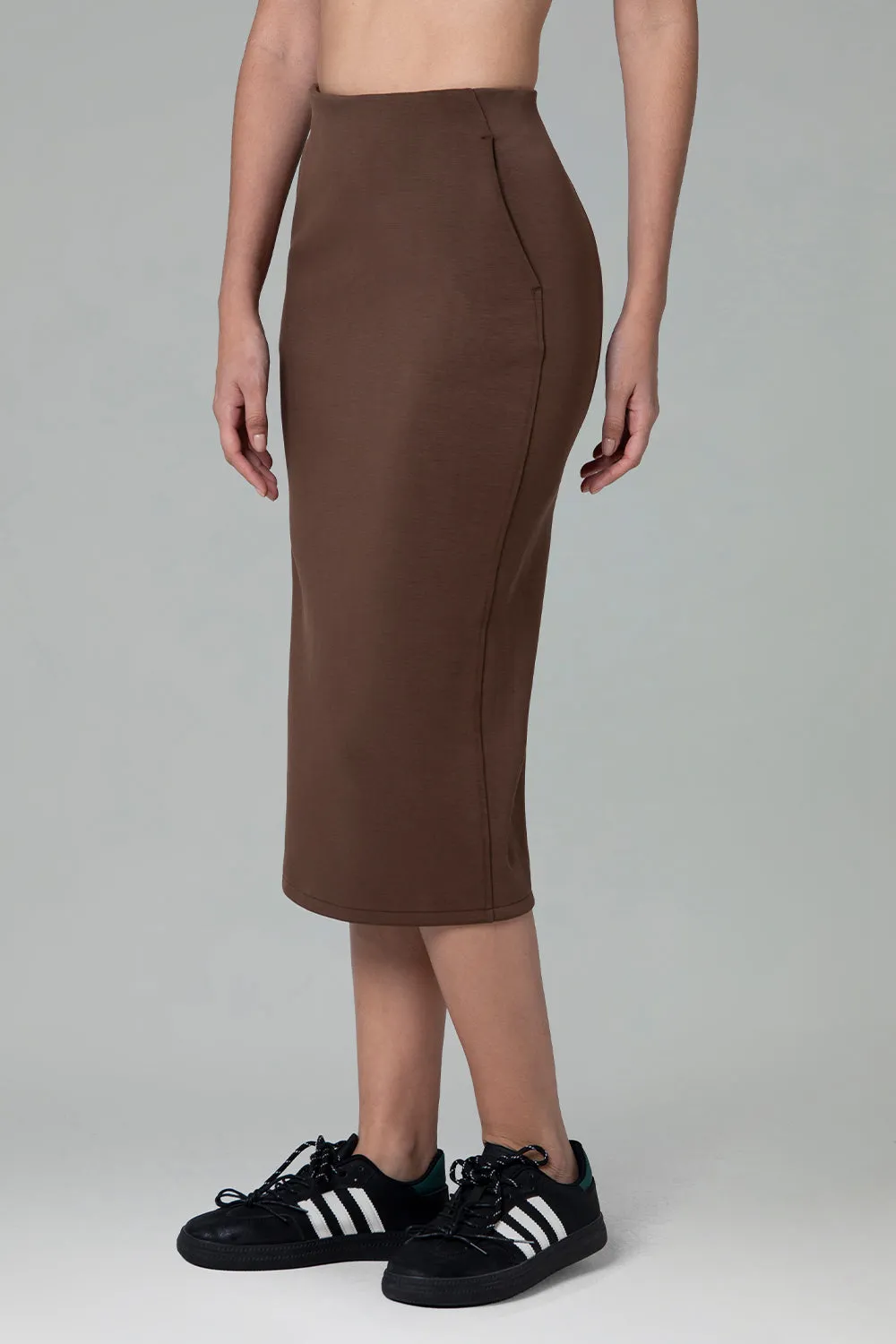 Streamline Midi Skirts w/Pockets