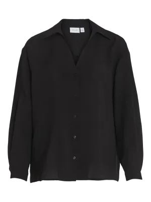 VIDOMIRA V-NECK L/S SHIRT - NOOS