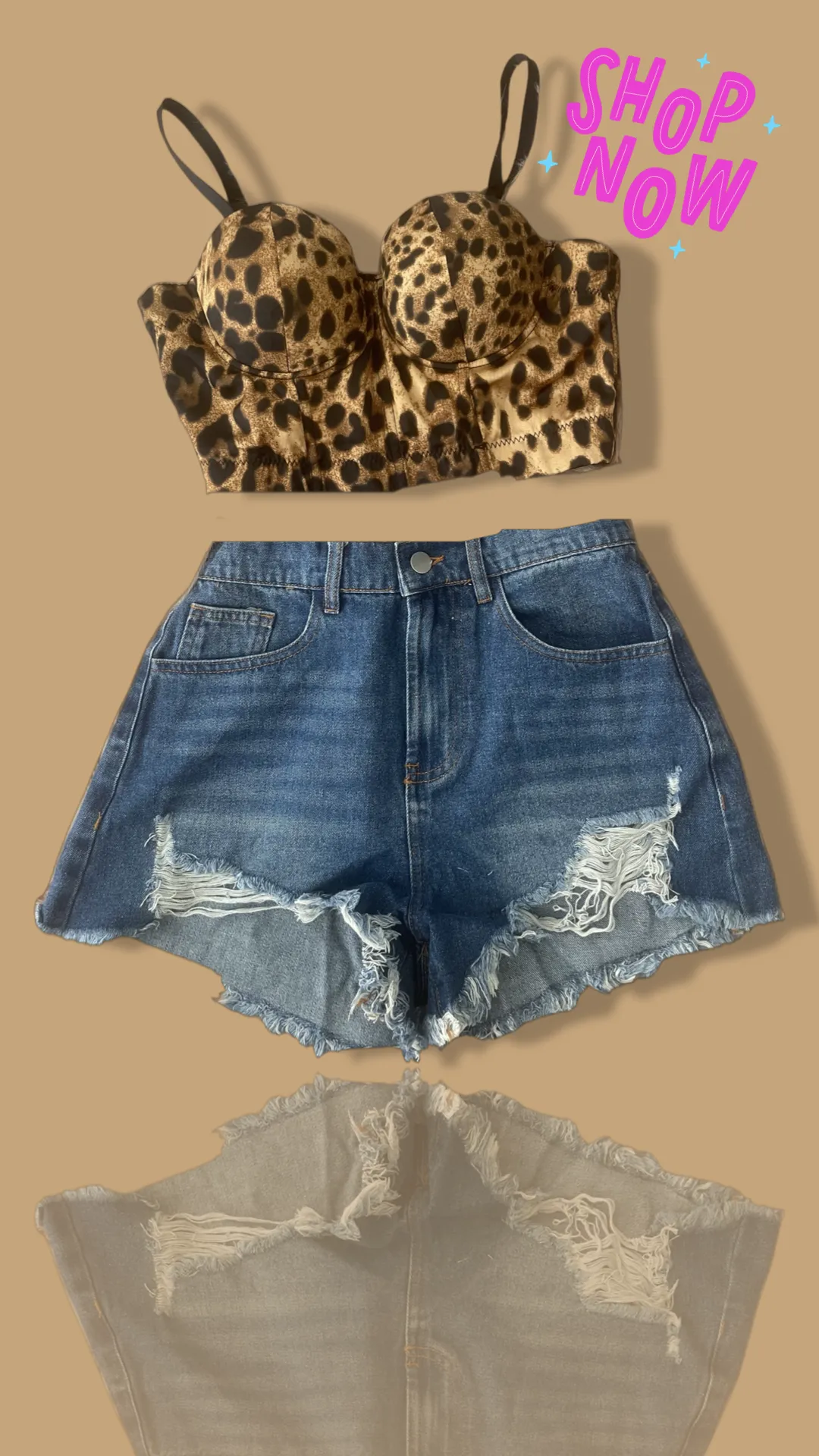 Wild Denim Short Bottom