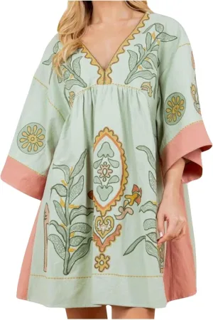 Womens Boho Oversized Dress Print Babydoll Mini Dresses Loose V Neck Y2K Summer Sexy Lounge Vacation Short Sundresses